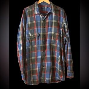 Polo Ralph Lauren Plaid Button-Up Shirt 2XLT EUC